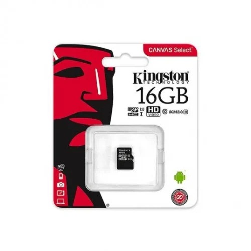 MicroSDcard Kingston Canvas Select (SDCS/16GBSP), 16 GB