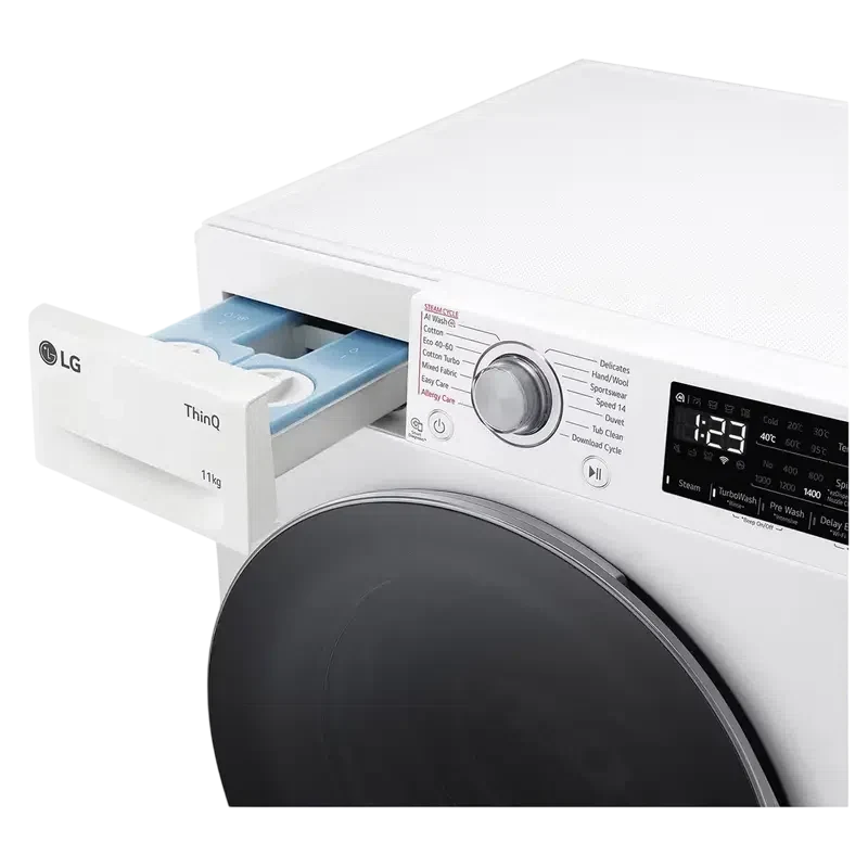 Стиральная машина LG F4WR311S1WA, 11кг, White 14