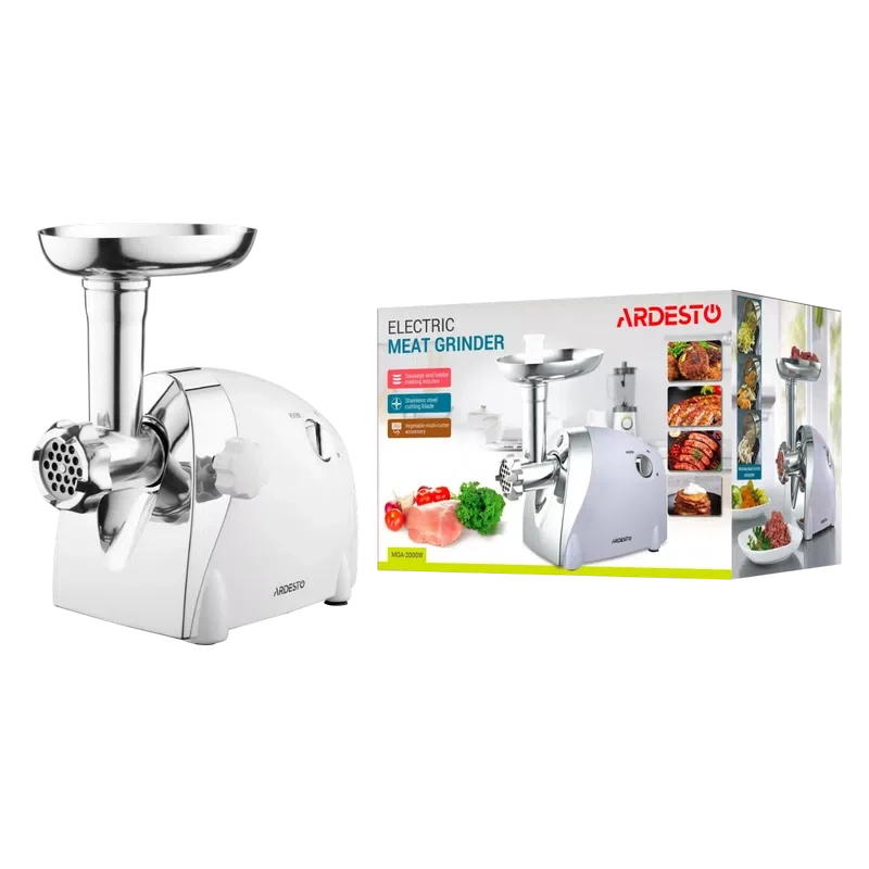 Мясорубка Ardesto MGA-2000W, Белый 25