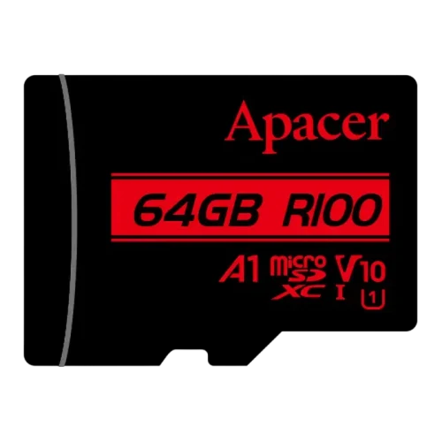 Карта памяти Apacer AP64GMCSX10UB-R, 64 ГБ