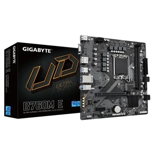 Материнская плата Gigabyte B760M E LGA1700, Black