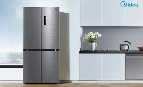 Холодильник SideBySide Midea MDRM691FIE46 Silver 5
