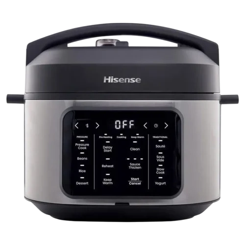 Aparat de gătit multifuncțional sub presiune Hisense HMC6SBK, Negru