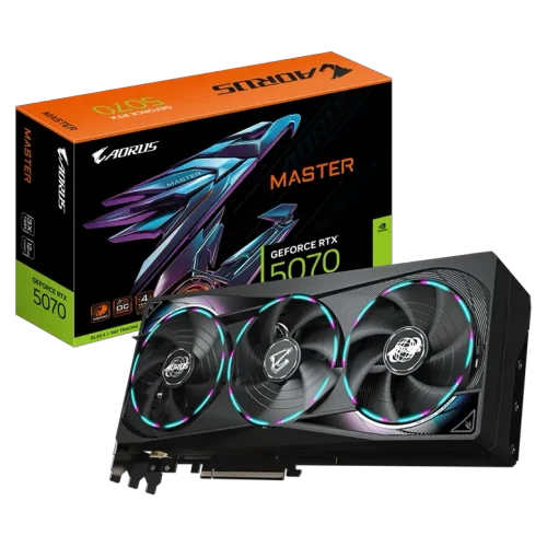 Placă video Gigabyte AORUS GeForce RTX 5070 MASTER, Black