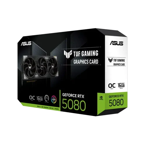 Placă video ASUS TUF Gaming GeForce RTX 5080 OC, Black