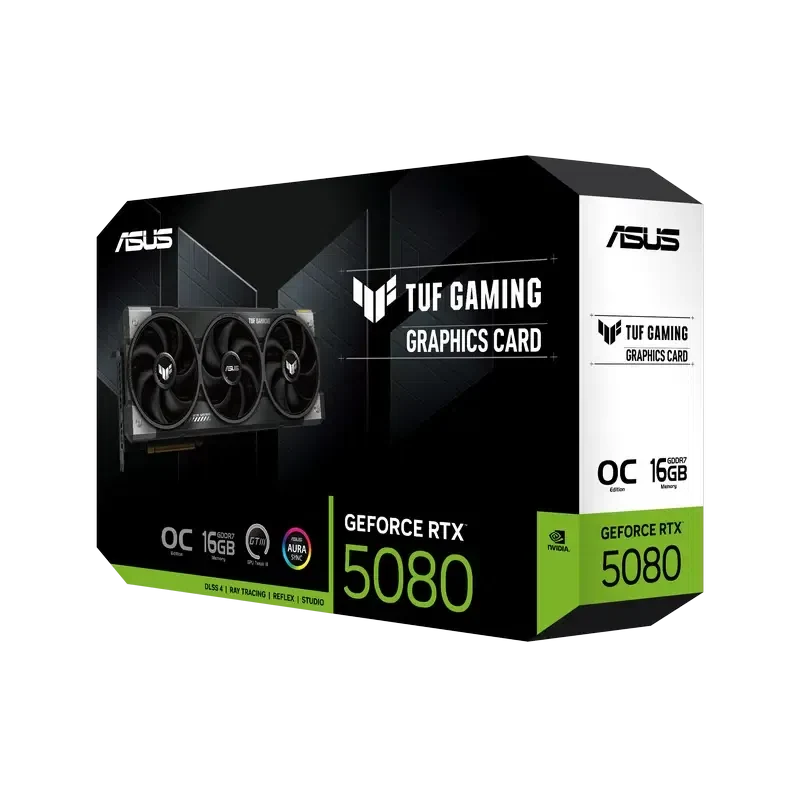 Placă video ASUS TUF Gaming GeForce RTX 5080 OC, Black 13