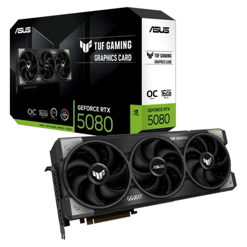 Placă video ASUS TUF Gaming GeForce RTX 5080 OC, Black
