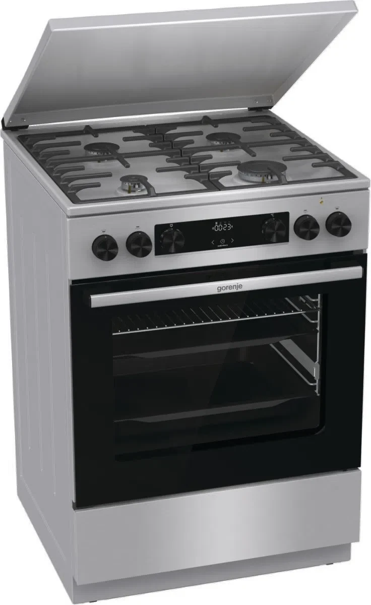 Газовая плита Gorenje GKS6C71XF, Нерж. Сталь 2
