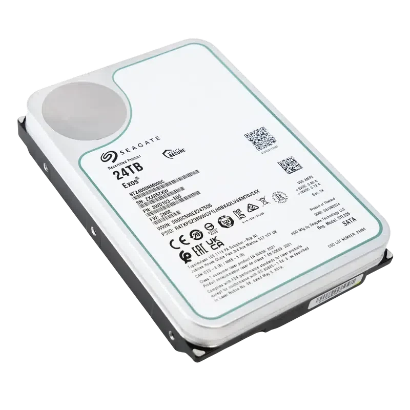 Жесткий диск Seagate Exos ST24000NM000C-FR, 24 TБ, White 2