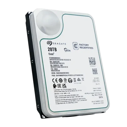 Жесткий диск Seagate Exos ST28000NM000C-FR, 28 TБ, Black