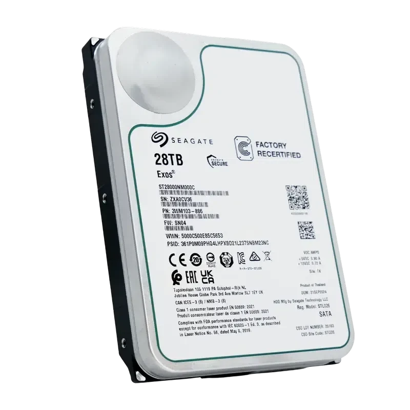 Unitate HDD Seagate Exos ST28000NM000C-FR, 28 TB, Black 3