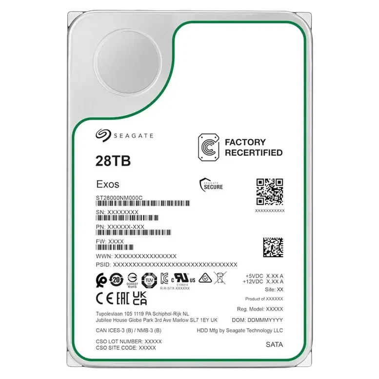 Unitate HDD Seagate Exos ST28000NM000C-FR, 28 TB, Black 2