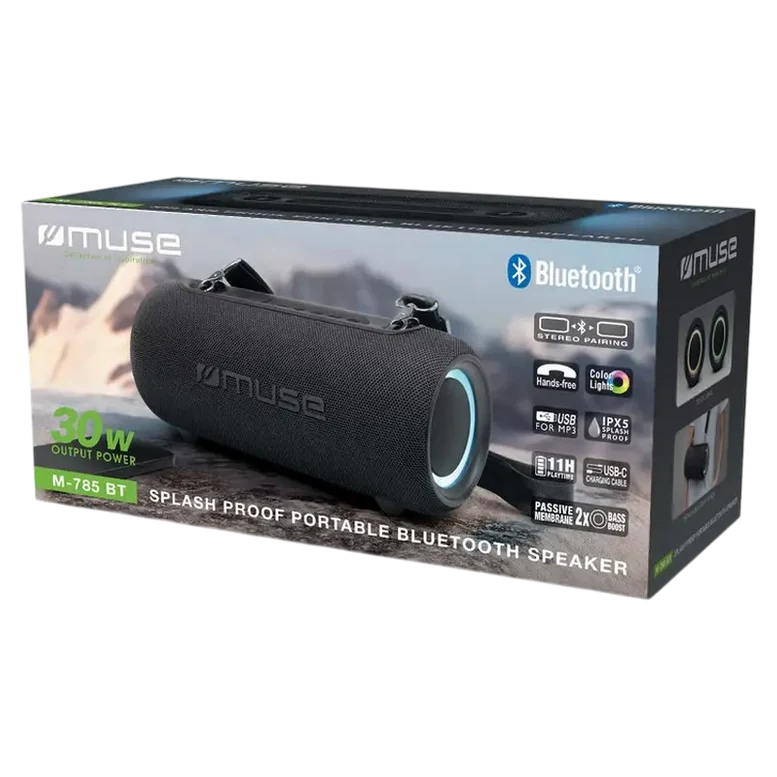 Boxă portabilă MUSE M-785 BT, Gri închis 4