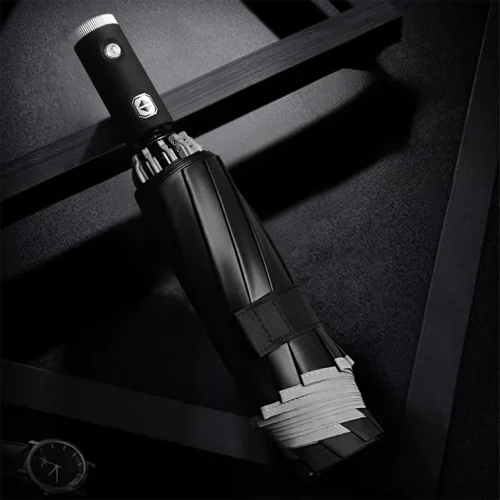 Зонт Xiaomi Windproof Strong Umbrella 30 Bones Black