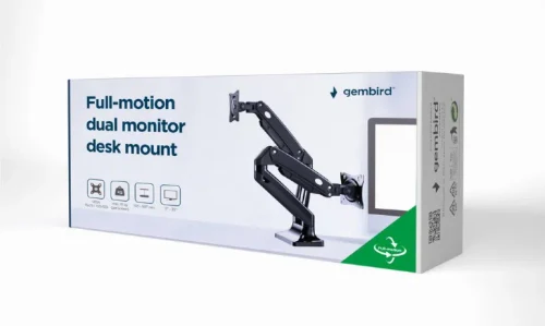 Кронштейн для мониторов, Gembird MA-DA2-03, 17”-35”