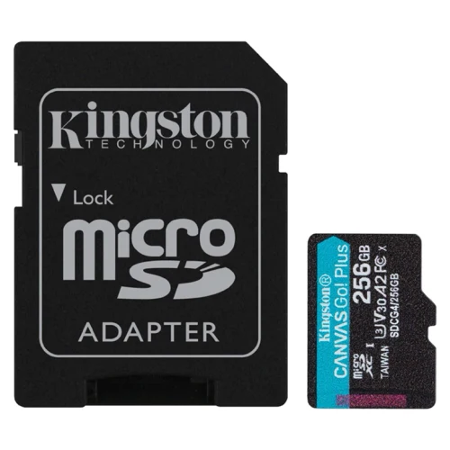 Card de memorie Kingston Canvas Go Plus Gen 4, 256 GB, Black