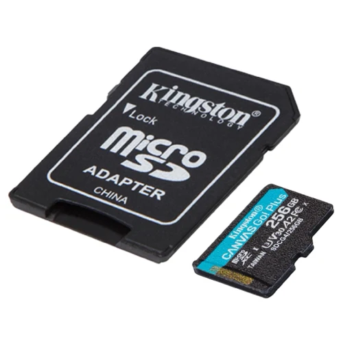 Card de memorie Kingston Canvas Go Plus Gen 4, 256 GB, Black