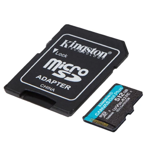 Card de memorie Kingston Canvas Go Plus Gen 4, 512 GB, Black