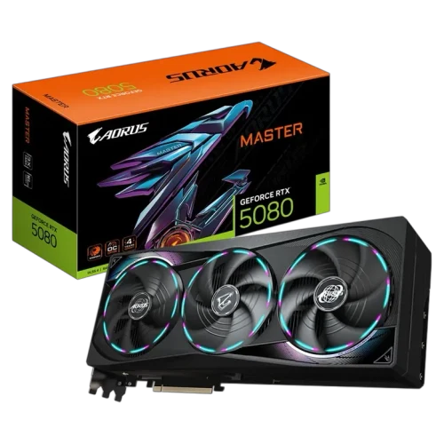 Placă video Gigabyte AORUS GeForce RTX 5080 MASTER, Black