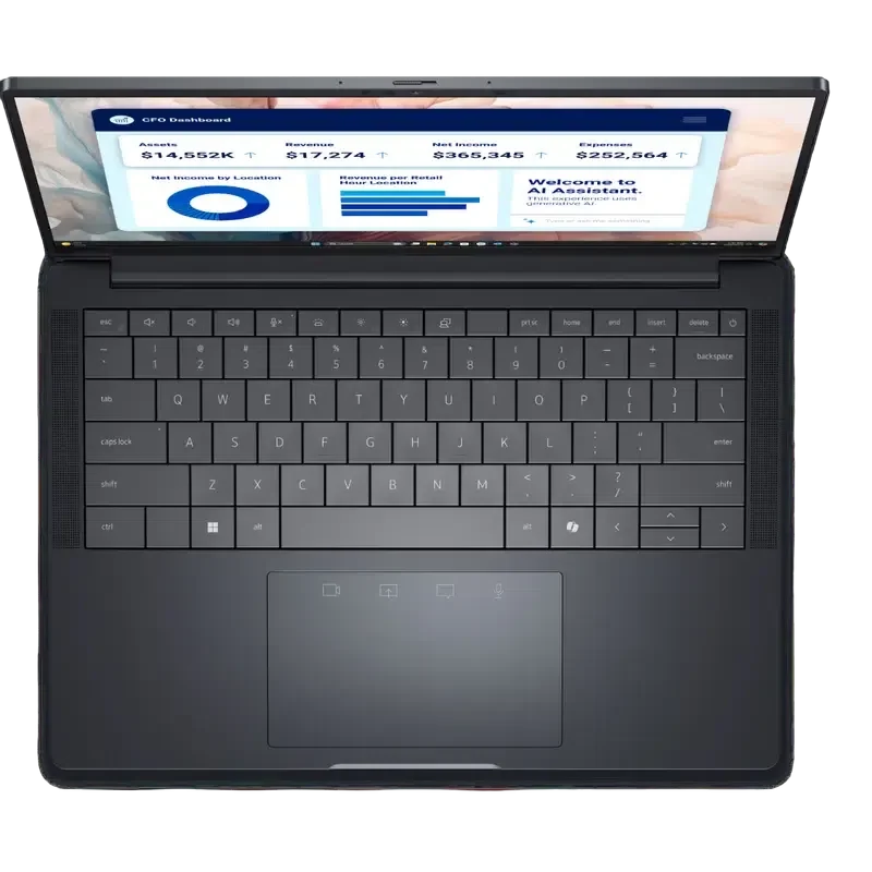 Ноутбук для бизнеса DELL Pro 14 Premium PA14250, Magnesium, 14" 3