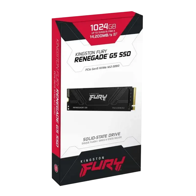 Накопитель SSD Kingston FURY Renegade G5, 1024Гб, SFYR2S/1T0 3