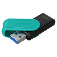 Флеш-накопитель Kingston DataTraveler Exodia S, 128Гб, Черный/Зеленый
