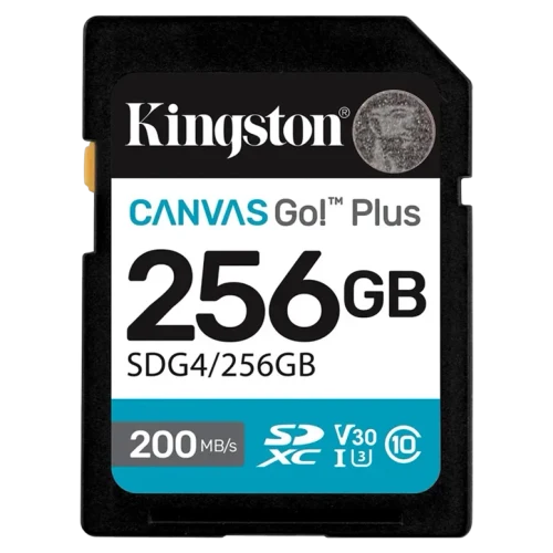 Card de Memorie Kingston Canvas Go! Plus, 256GB