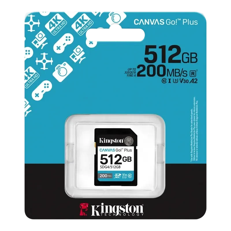 Card de Memorie Kingston Canvas Go! Plus, 512GB 3