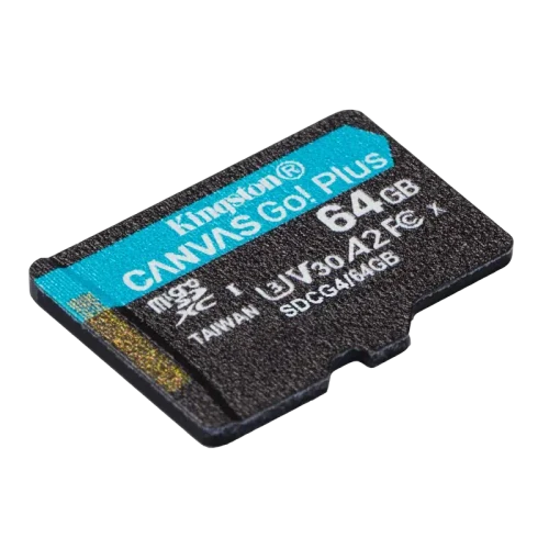 Карта памяти Kingston Canvas Go! Plus, 64Гб
