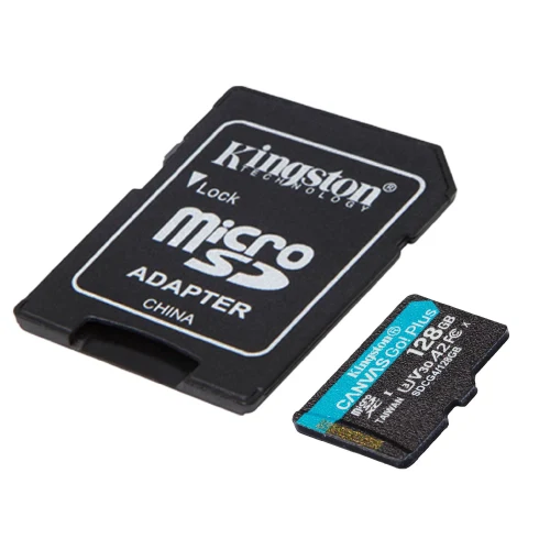 Card de memorie Kingston Canvas Go Plus Gen 4, 128 GB, Black