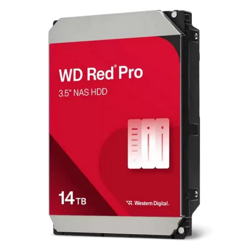 Unitate HDD Western Digital WD Red Pro WD142KFGX, 14 TБ, Red