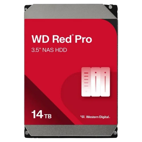 Unitate HDD Western Digital WD Red Pro WD142KFGX, 14 TБ, Red