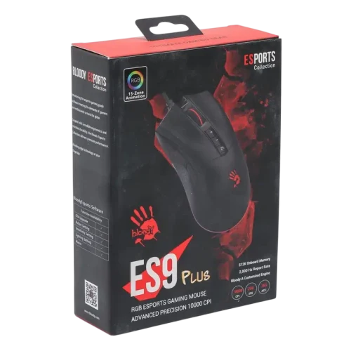 Игровая мышь Bloody ES9 Plus, Чёрный