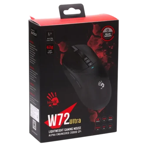 Игровая мышь Bloody W72 Ultra, Чёрный