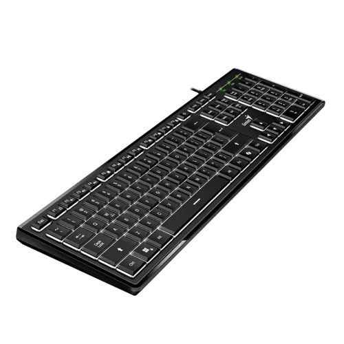 Клавиатура Genius SlimStar 820, Проводное, Чёрный