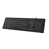 Клавиатура Genius SlimStar 820, Проводное, Чёрный 3