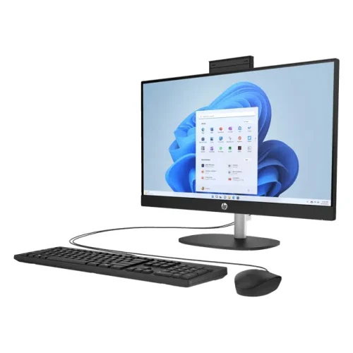 Computer All-in-One HP 27-cr1007ci, Core Ultra 5 125U, 16/512GB, Black