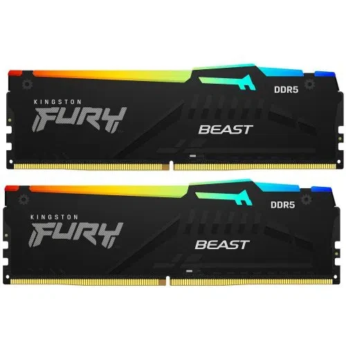 Оперативная память Kingston FURY Beast RGB, 128 ГБ, Black