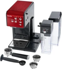 Электрокофеварка Breville Prima Latte II, Красный 6