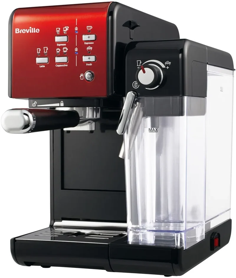 Электрокофеварка Breville Prima Latte II, Красный 3