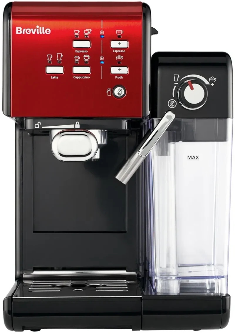 Электрокофеварка Breville Prima Latte II, Красный 2