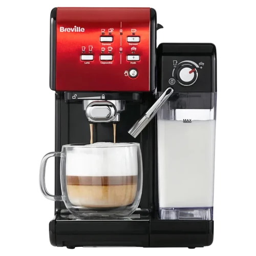 Электрокофеварка Breville Prima Latte II, Красный