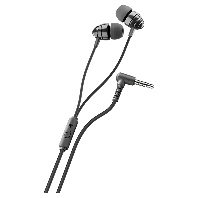 Căști Cellularline Ploos In-Ear, Cu fir, Negru 2