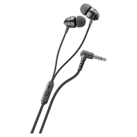Căști Cellularline Ploos In-Ear, Cu fir, Negru