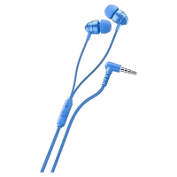 Căști Cellularline Ploos In-Ear, Cu fir, Albastru