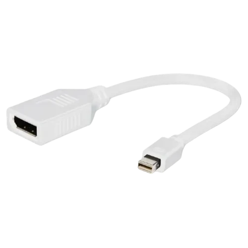 Адаптер Cablexpert A-mDPM-DPF-001-W, Mini DisplayPort to DisplayPort, Белый
