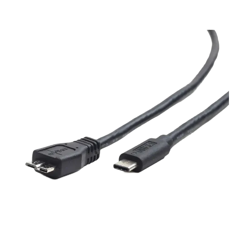 Cablu Cablexpert CCP-USB3-mBMCM-1M, USB-C to Micro-USB, 1 m, Negru 2