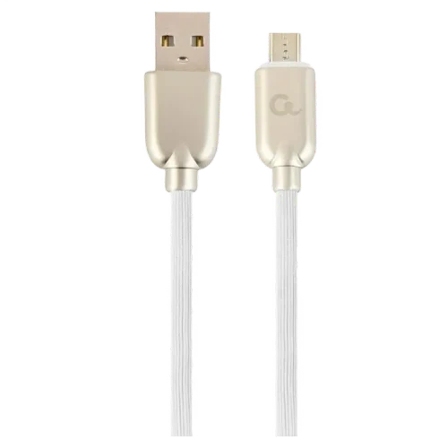 Кабель Cablexpert CC-USB2R-AMmBM-1M-W, USB-A to Micro-USB, 1 м, Белый