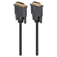 Кабель Cablexpert CC-DVI2-BK-6, DVI to DVI, 1.8 м, Черный