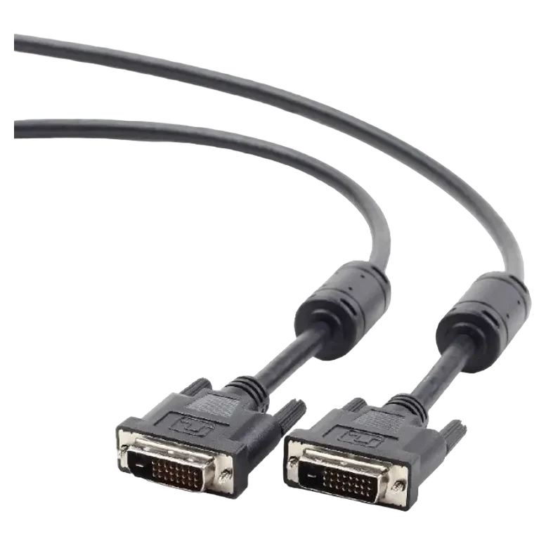 Кабель Cablexpert CC-DVI2-BK-6, DVI to DVI, 1.8 м, Черный 2